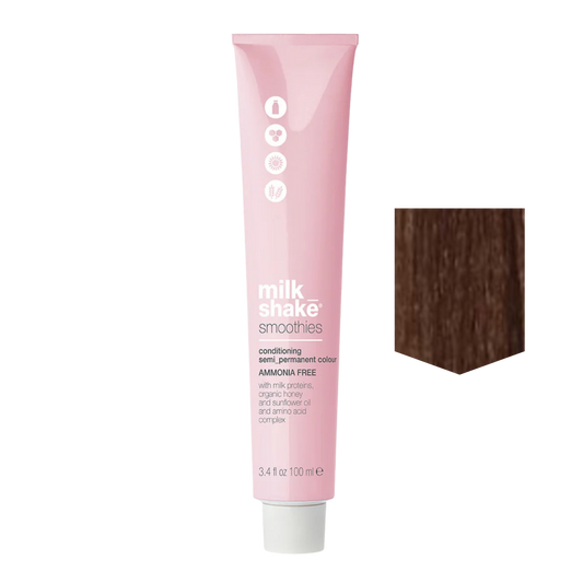 MILKSHAKE | Smoothies Semi-permanent hair color - 4CA Medium Ash Copper Brown