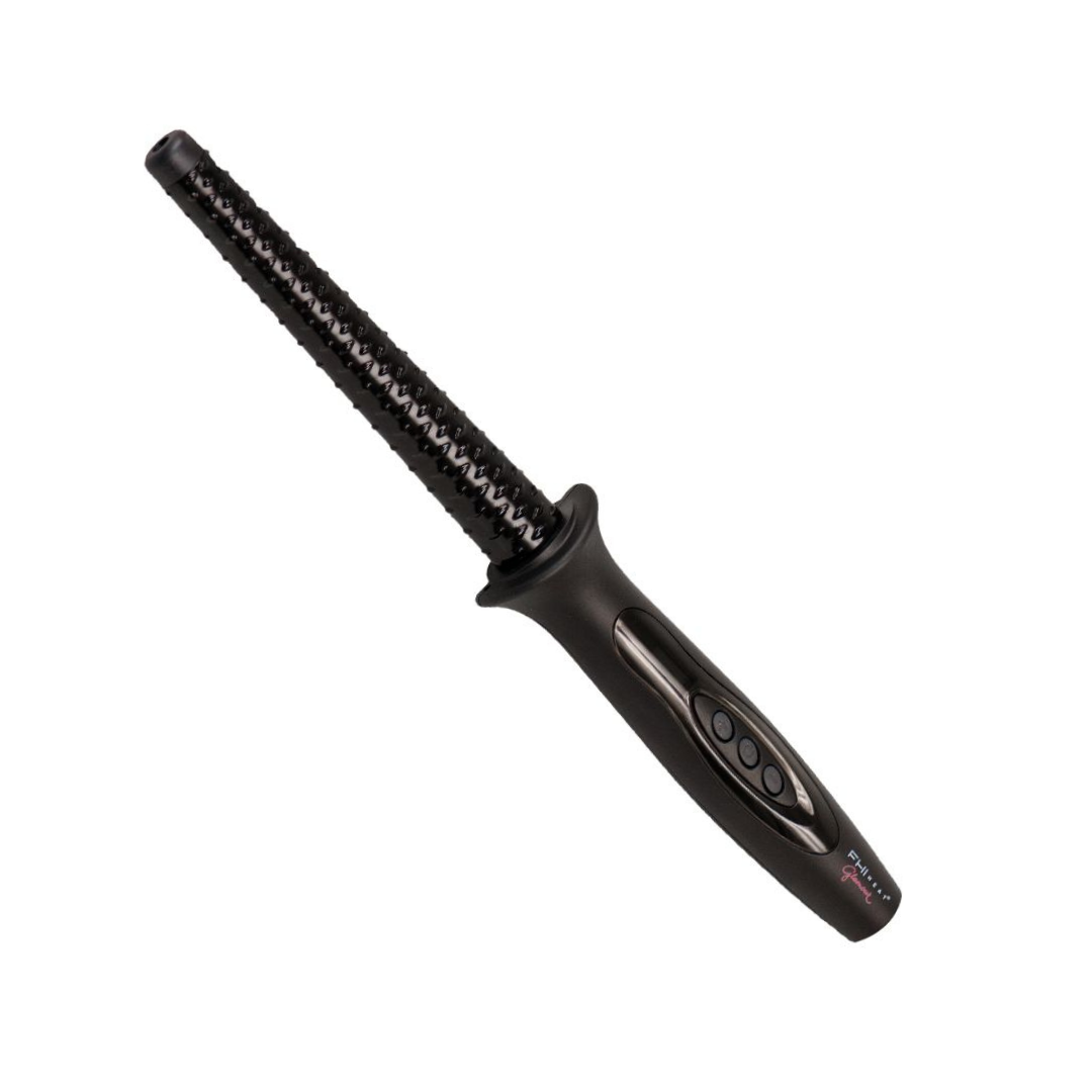 FHI Heat | Glamour 1" Black Ceramic Cone Textured Curling Rod