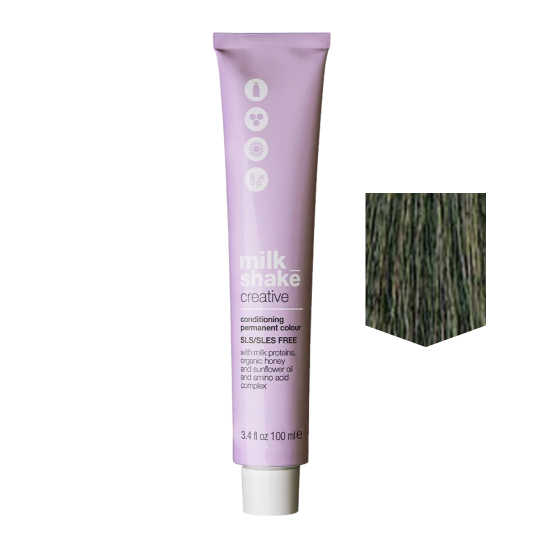 MILKSHAKE | Creative Color Permanent cream hair color - 4AA Intense medium ash brown