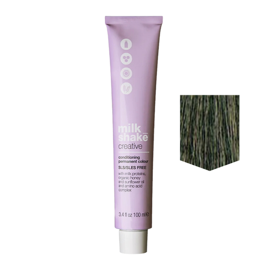 MILKSHAKE | Creative Color Permanent cream hair color - 4AA Intense medium ash brown