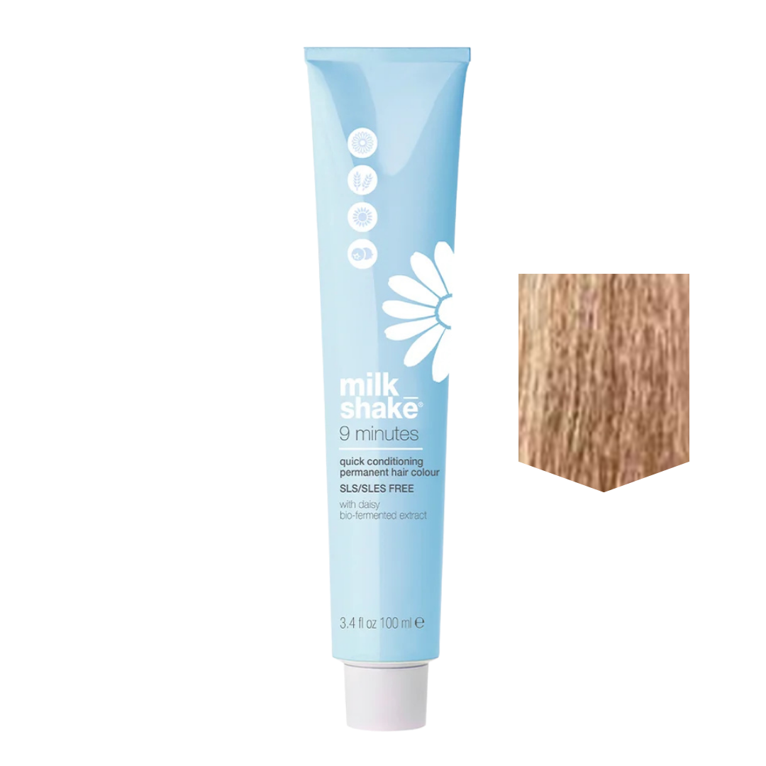 MILKSHAKE | 9 Minutes Color Permanent cream coloring - 9AG Very light golden ash blonde