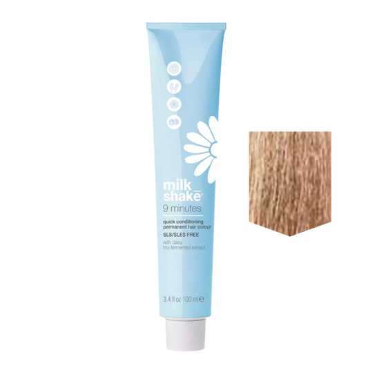 MILKSHAKE | 9 Minutes Color Permanent cream coloring - 9AG Very light golden ash blonde