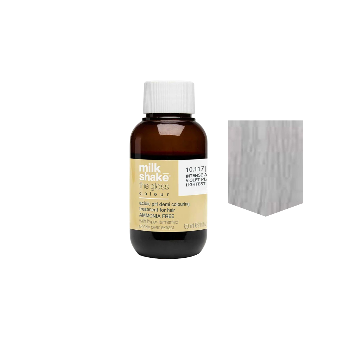 MILKSHAKE | The Gloss Colour Semi-permanent liquid hair color - 9AAV Very Light Ash Blonde Intense Violet