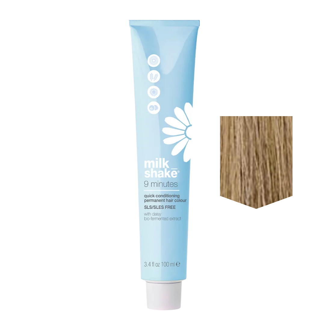 MILKSHAKE | 9 Minutes Color Permanent cream coloring - 8A Light ash blonde