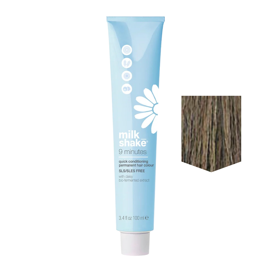 MILKSHAKE | 9 Minutes Color Permanent cream coloring - 6A Dark Ash Blonde