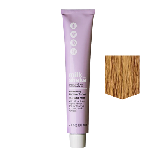 MILKSHAKE | Creative Color Permanent cream hair Color - 7GAC Medium Golden Ash Copper Blonde