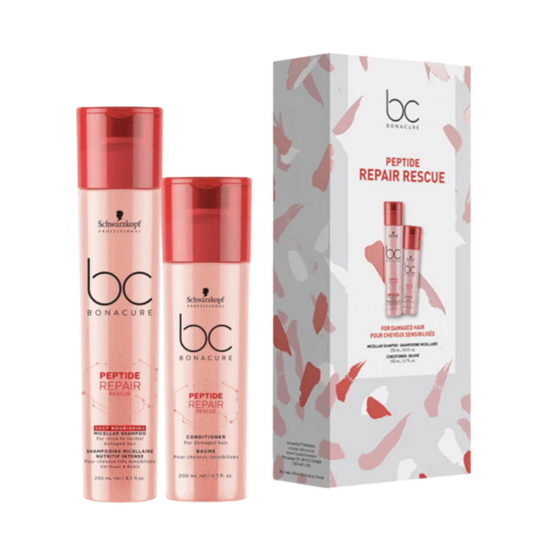 Schwarzkopf Professional | BC Bonacure Peptide Repair Rescue duo - Shampoo & Conditioner