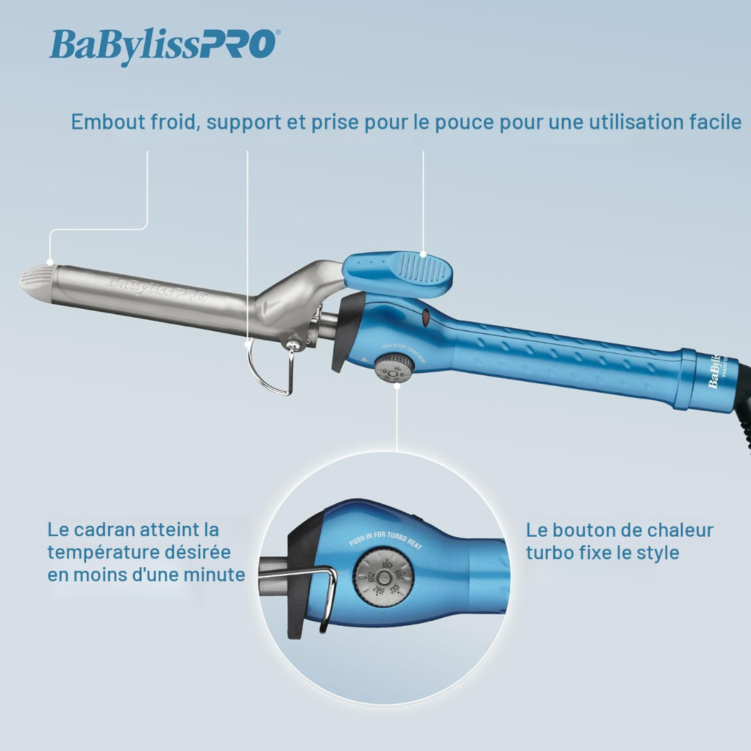 Babyliss Pro | Nano Titanium 1 1/4" Spring Curling Iron