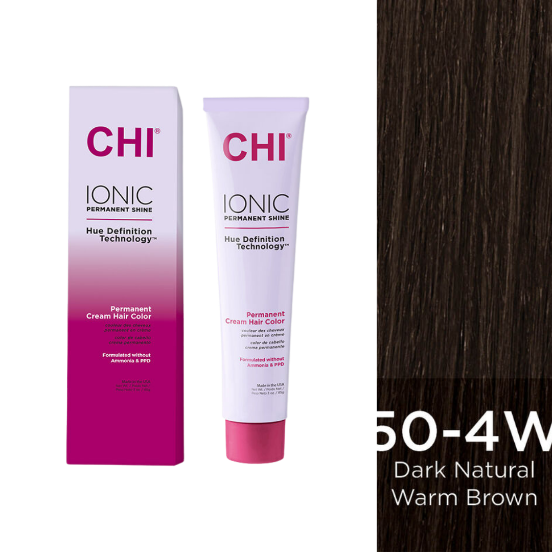 CHI | Ionic 50-4W Dark Natural Warm Brown Hair Color