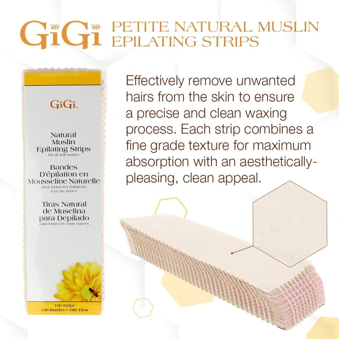 Gigi | Epilating Strips Large Muslin 100pk