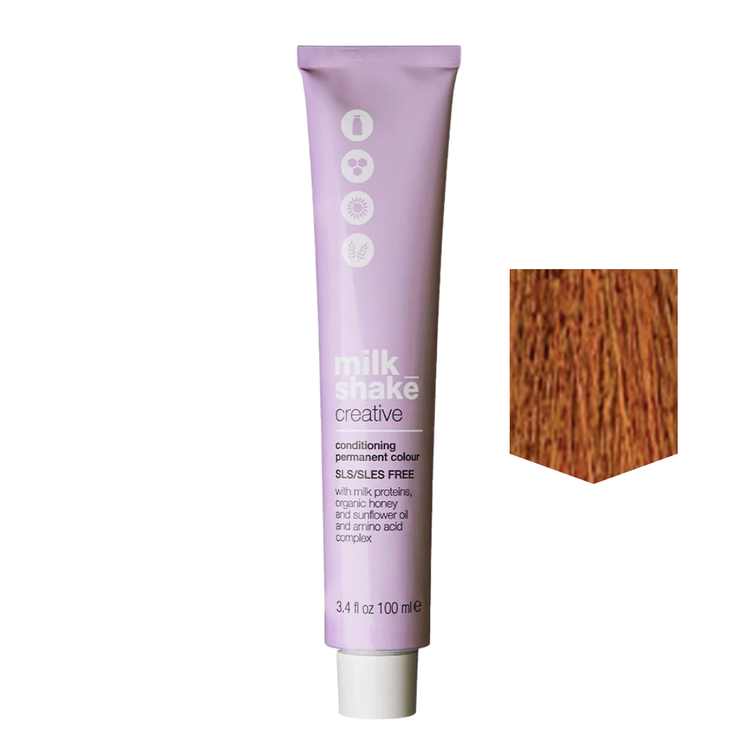 MILKSHAKE | Creative Color Permanent cream hair Color - 6GC Dark copper golden blonde
