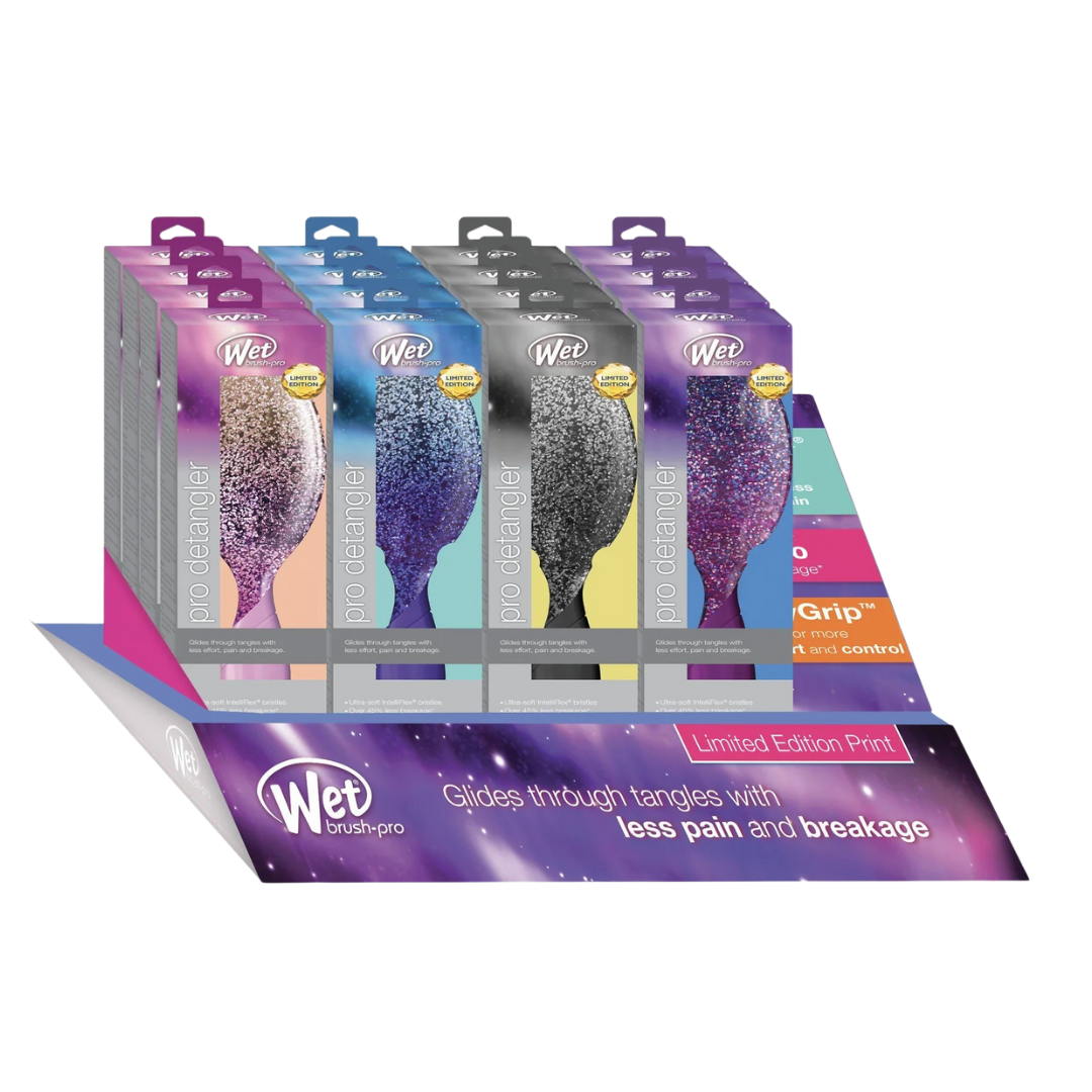 Wet Brush | Gilded Glamour Pro Detangler 16PC Display