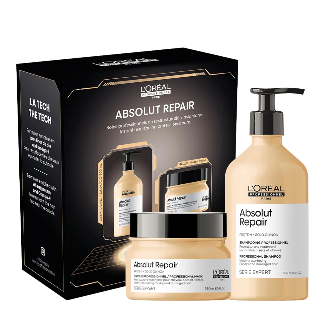 L'Oréal Professionnel | Absolut Repair Restructuring Duo - Shampoo & Conditioner