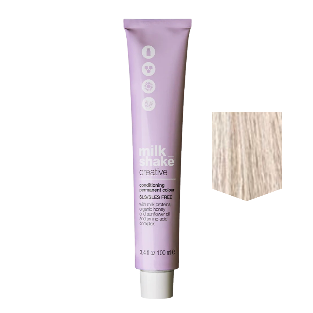 MILKSHAKE | Creative Color Permanent cream hair color - 10A Ultra Light Ash Platinum Blonde