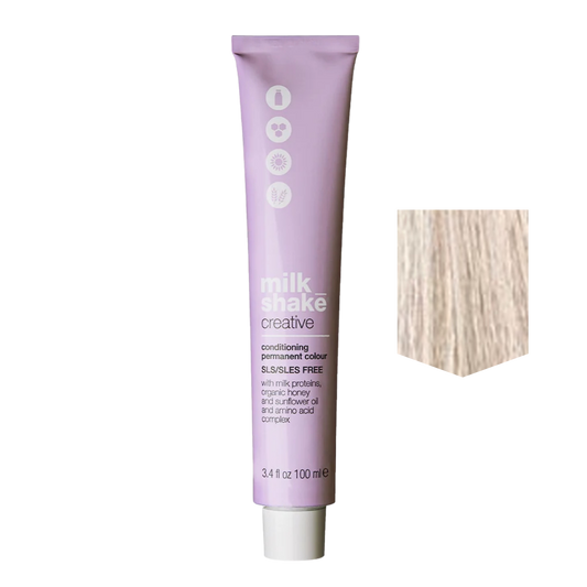 MILKSHAKE | Creative Color Permanent cream hair color - 10A Ultra Light Ash Platinum Blonde