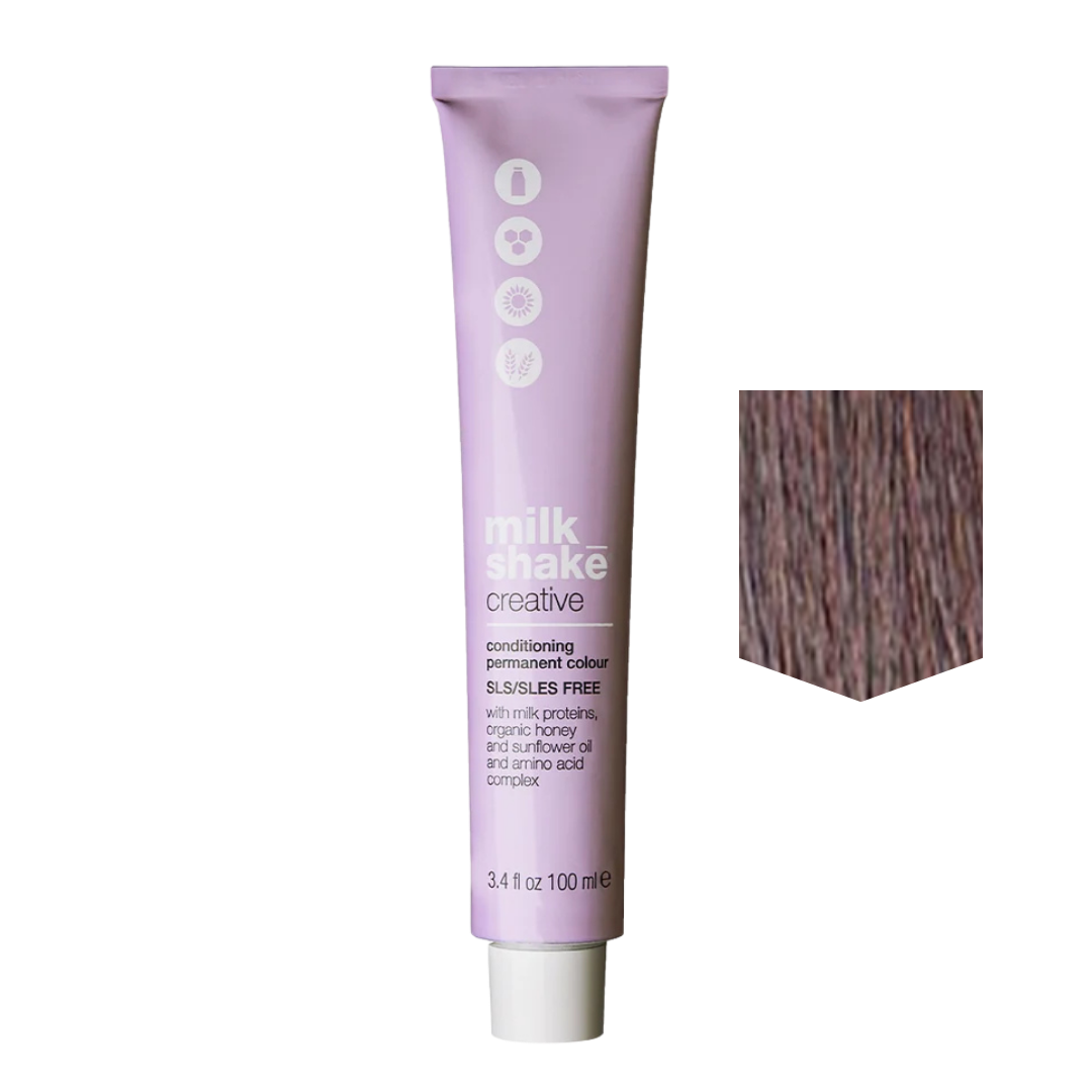 MILKSHAKE | Creative Color Permanent cream hair color - 4CGA Medium Ashy Copper Golden Brown