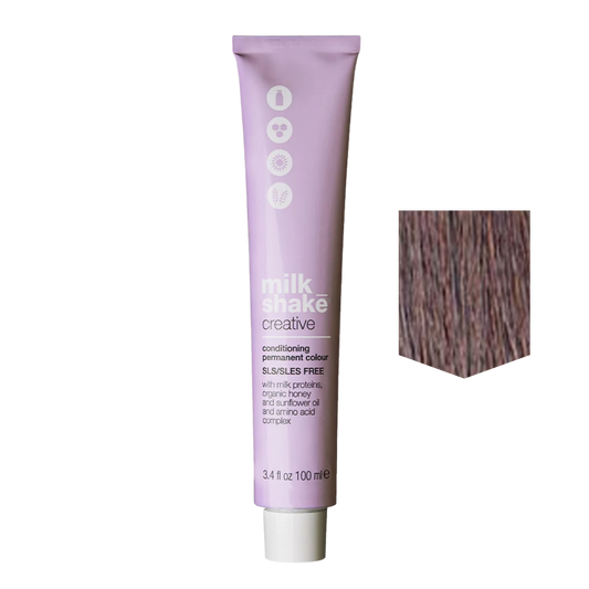 MILKSHAKE | Creative Color Permanent cream hair color - 4CGA Medium Ashy Copper Golden Brown
