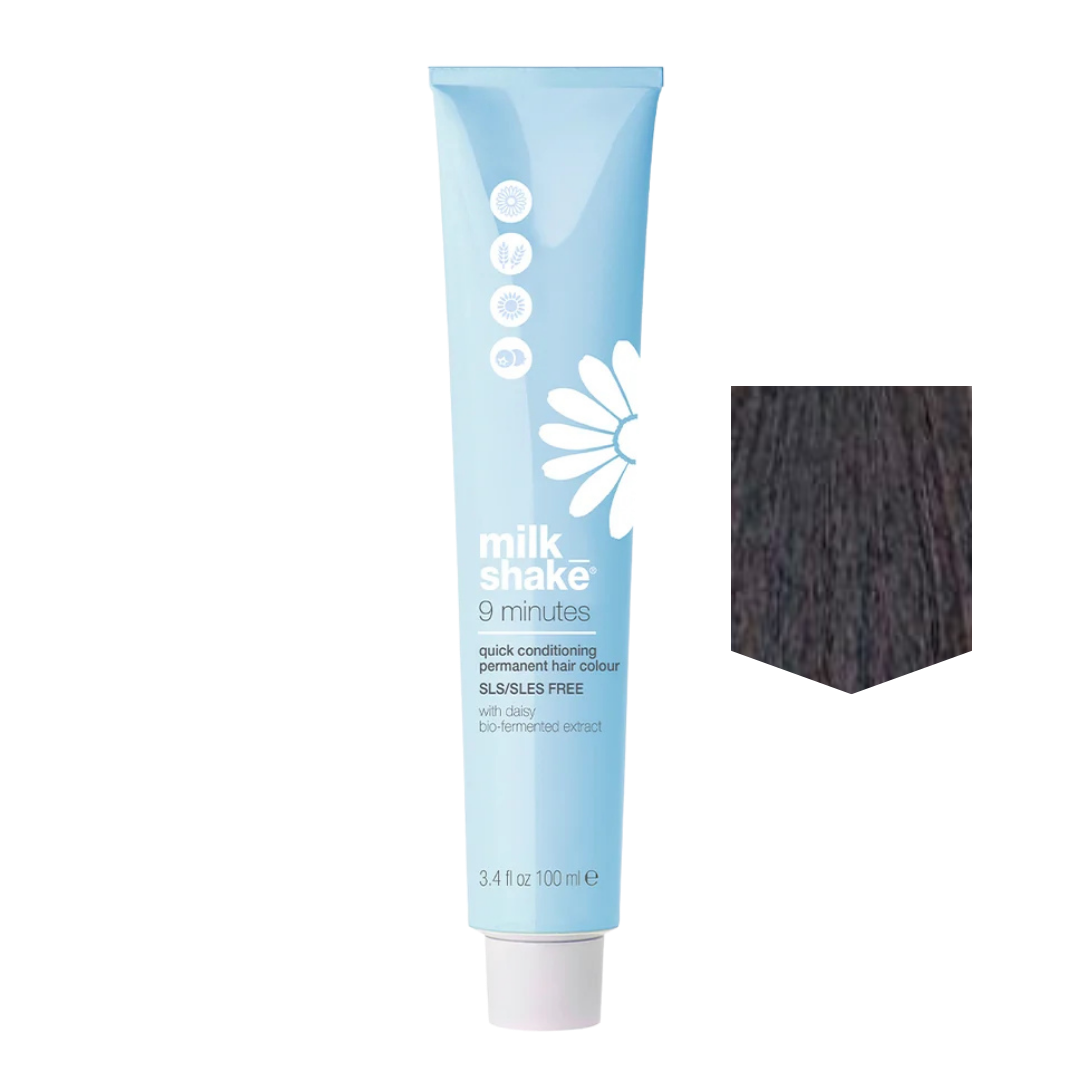 MILKSHAKE | 9 Minutes Color Permanent cream coloring - 5AR Light brown intense ash red
