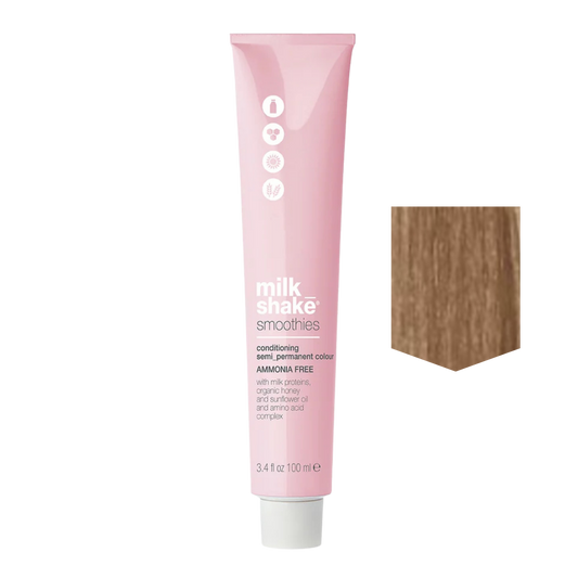 MILKSHAKE | Smoothies Semi-permanent hair color – 6AM Dark Ash Mahogany Blonde
