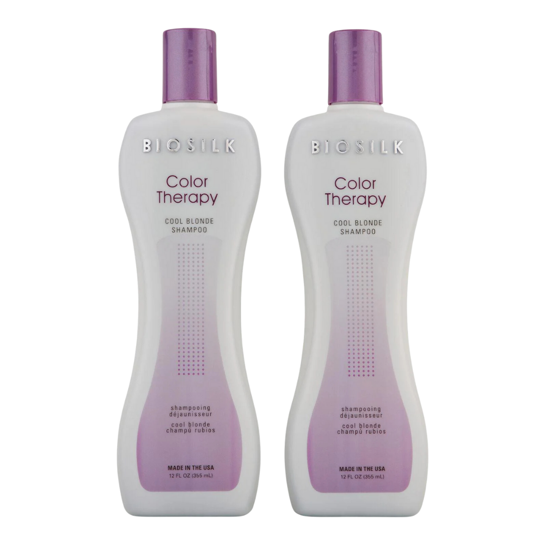 Biosilk | Color Therapy Cool Blonde Shampoo duo 12 oz.