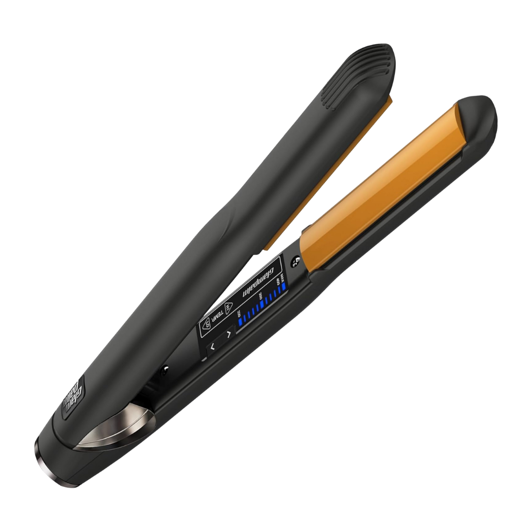 GlampPalm | 1 1/2" Hair Straightener with Digital LCD.