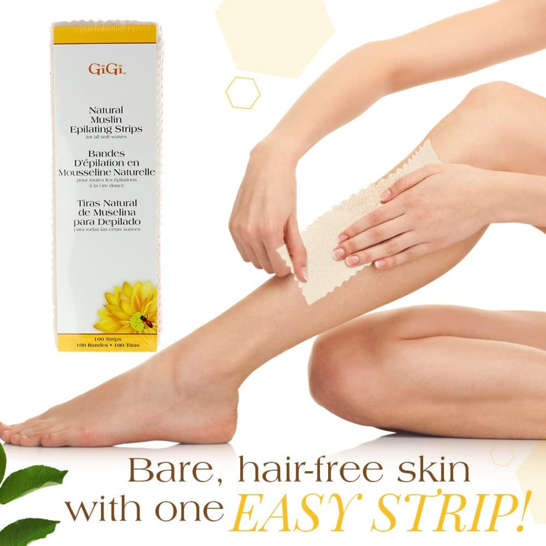 Gigi | Epilating Strips Large Muslin 100pk