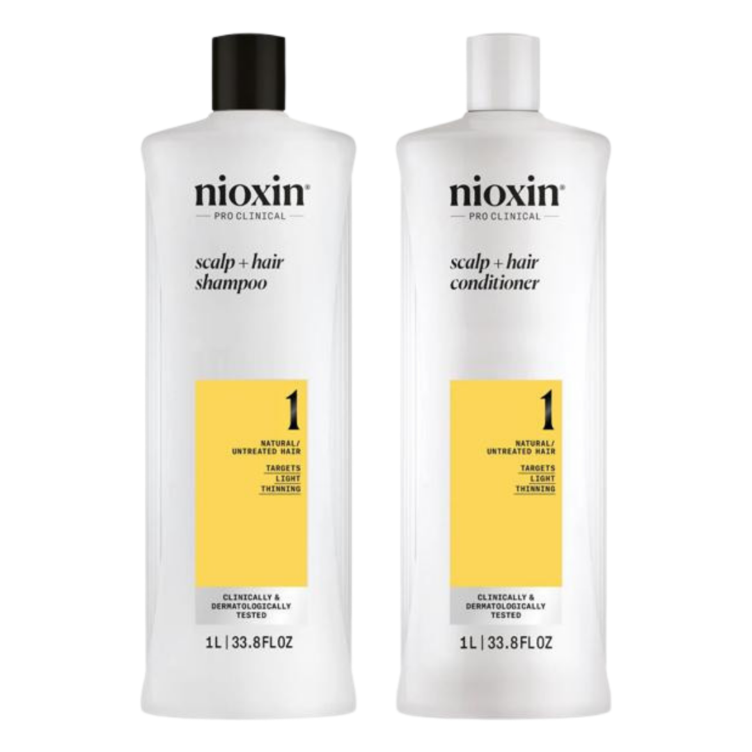 Nioxin | Cleanser & Scalp Therapy System 1 Duo Set - Shampoo & Conditioner
