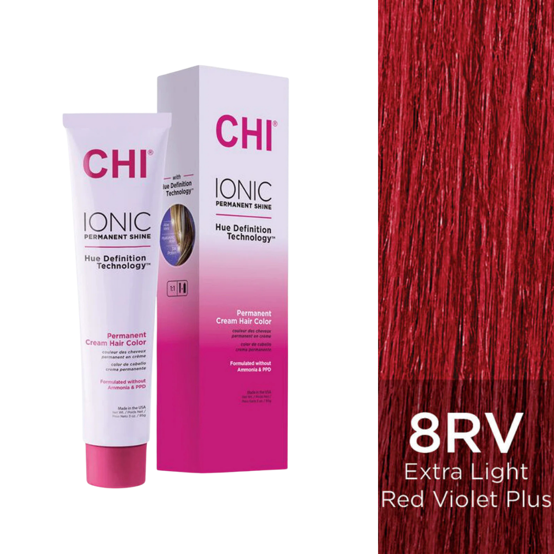 CHI | Ionic Dye 8RV Extra Light Red Violet Plus Hair Color