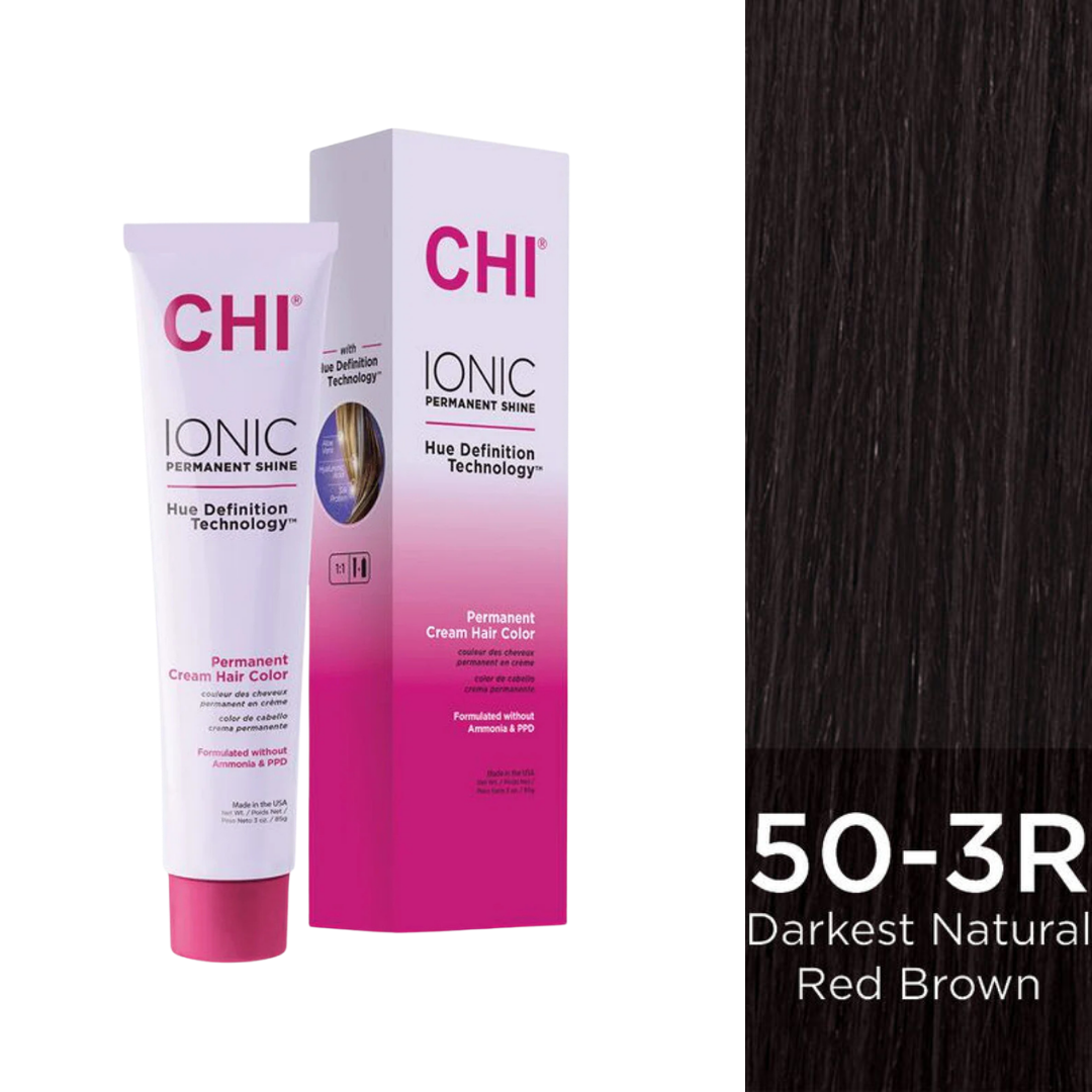 CHI | Ionic Dye 50-3R Darkest Natural Red Brown Hair Color