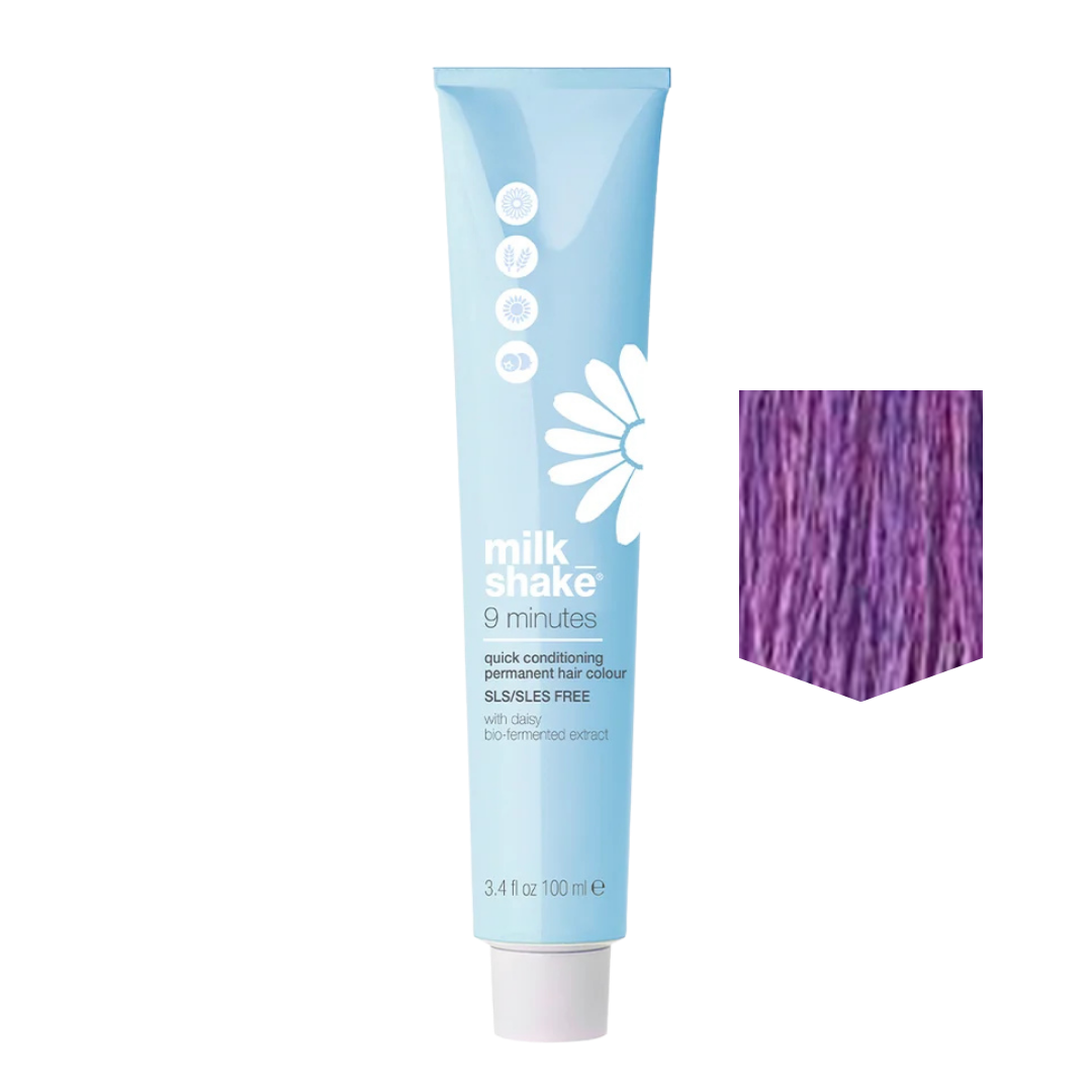 MILKSHAKE | 9 Minutes Color Permanent cream coloring - 5V Light brown purple