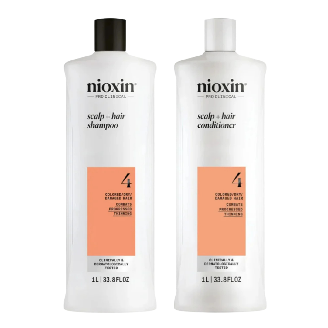 Nioxin | Cleanser & Scalp Therapy System 4 Duo Set - Shampoo & Conditioner