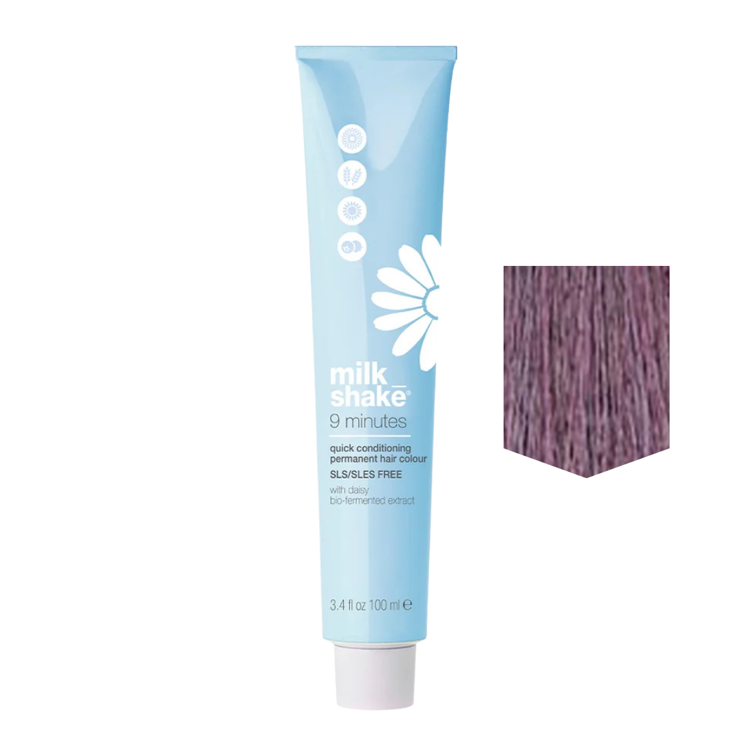 MILKSHAKE | 9 Minutes Color Permanent Cream coloring - 4V Medium Brown Purple