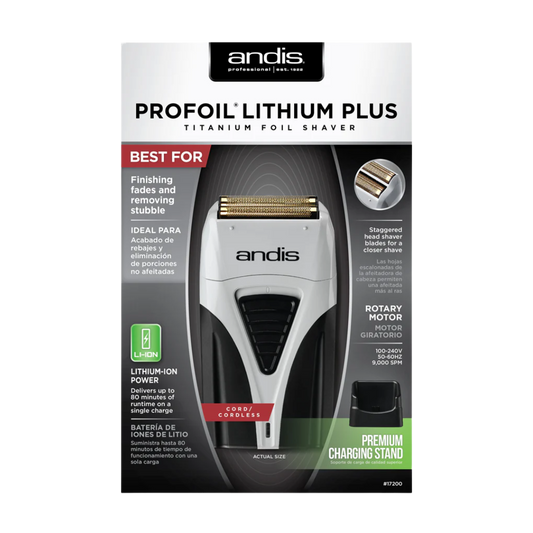 ANDIS | ProFoil® Lithium Plus Titanium Foil Shaver