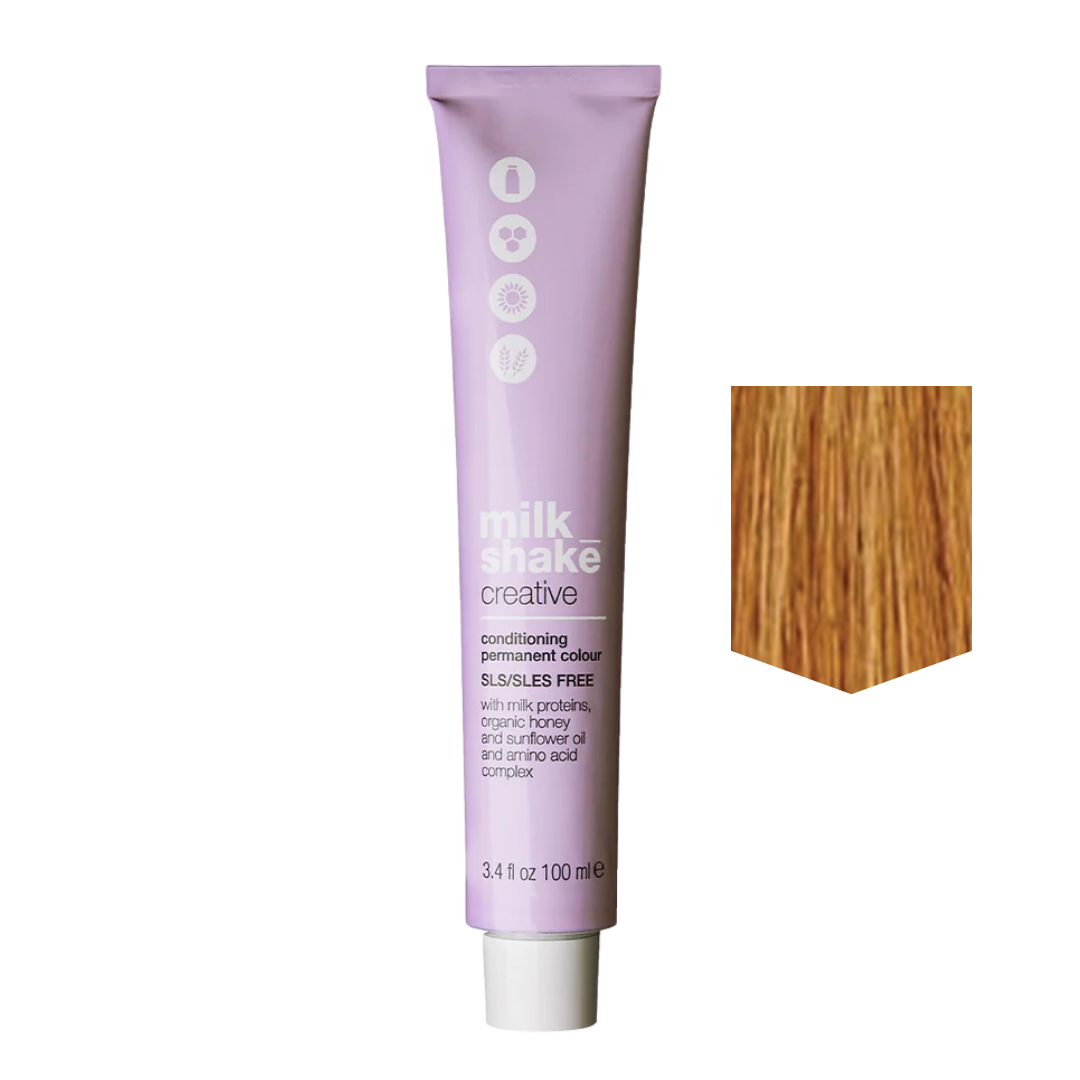 MILKSHAKE | Creative Color Permanent cream hair Color - 8G Light golden blonde