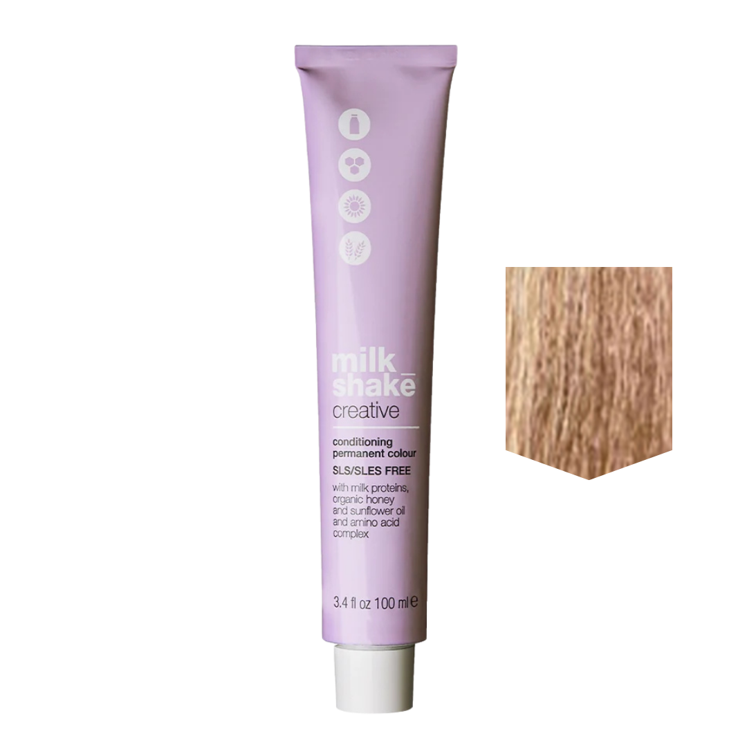 MILKSHAKE | Creative Color Permanent cream hair Color - 9AG Very light golden ash blonde