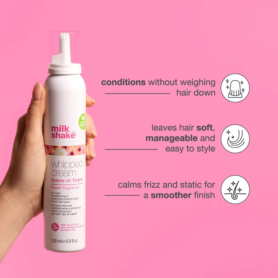 MILKSHAKE | Leave-in foam Whipped Cream mousse with a floral fragrance