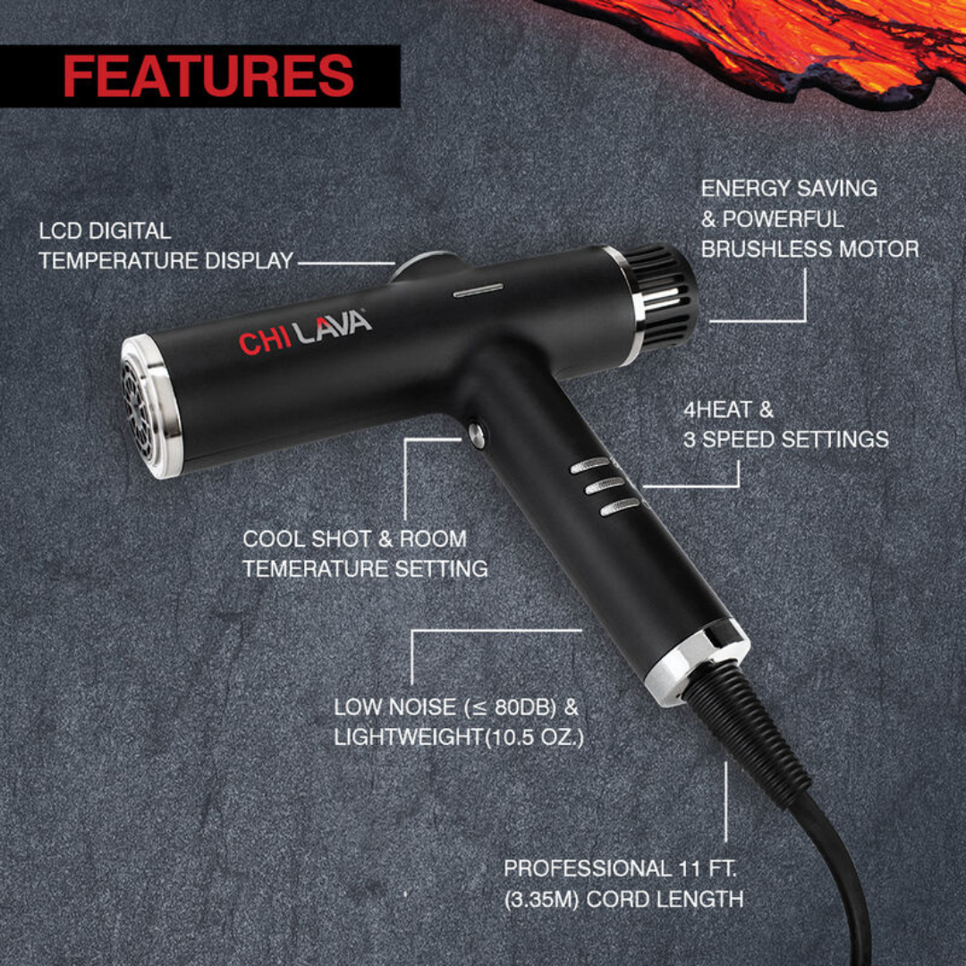 CHI | Lava Dryer + Royal Guard Set