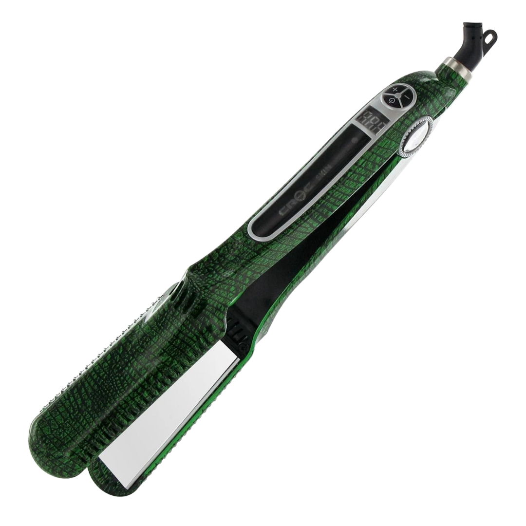 Croc | Croc-Skin Green Flat Iron