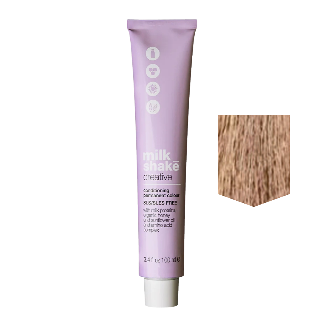 MILKSHAKE | Creative Color Permanent cream hair Color - 8AG Light golden ash blonde