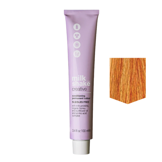 MILKSHAKE | Creative Color Permanent cream hair Color - 8CG Light copper golden blonde