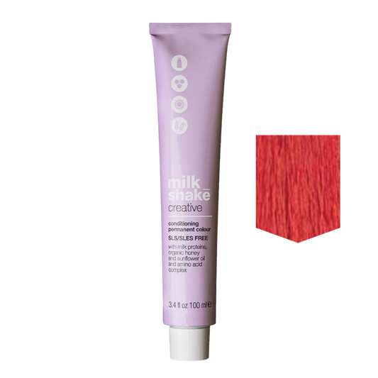 MILKSHAKE | Creative Color Permanent cream hair Color - 7RRR Medium Blonde Fiery Red