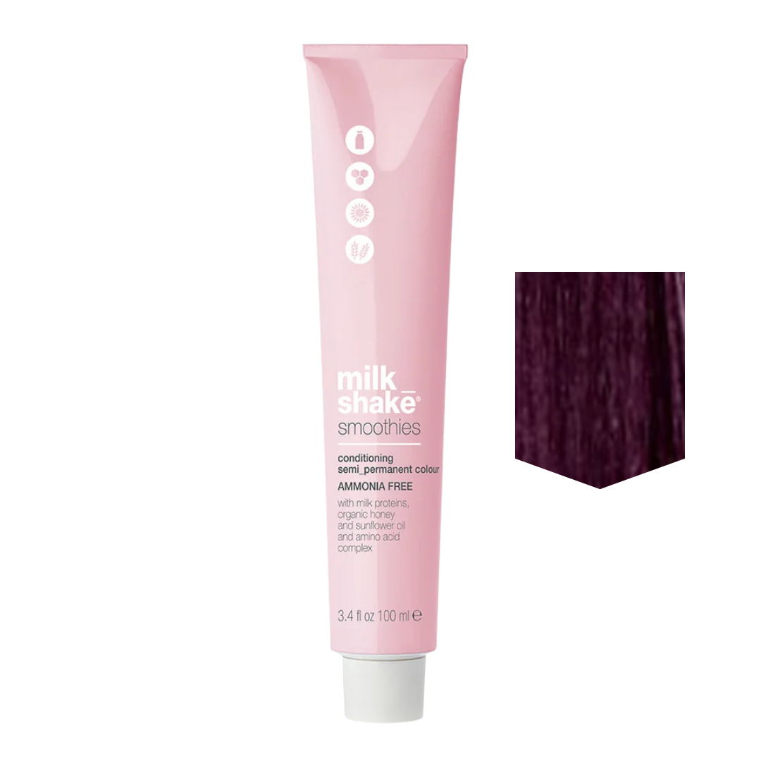 MILKSHAKE | Smoothies Semi-permanent hair color – 5VV Light brown with intense violet undertones