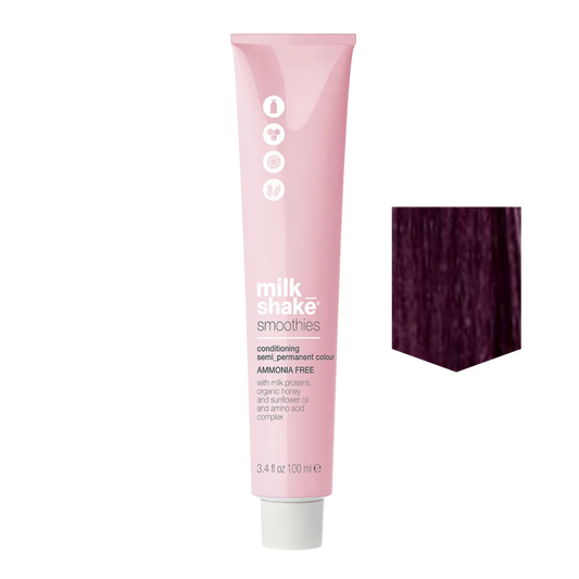 MILKSHAKE | Smoothies Semi-permanent hair color – 5VV Light brown with intense violet undertones
