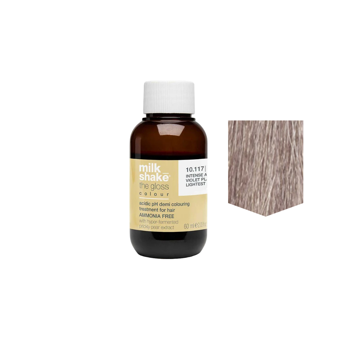 MILKSHAKE | The Gloss Colour Semi-permanent liquid hair color - 10VV Platinum Blonde Very Light Intense Violet