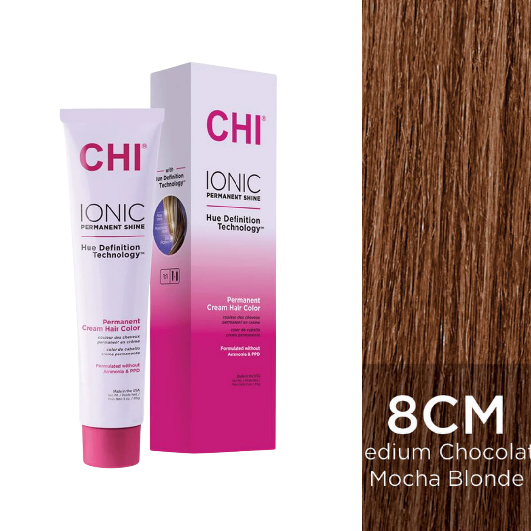 CHI | Ionic Dye 8CM Medium Chocolate Mocha Blonde Hair Color