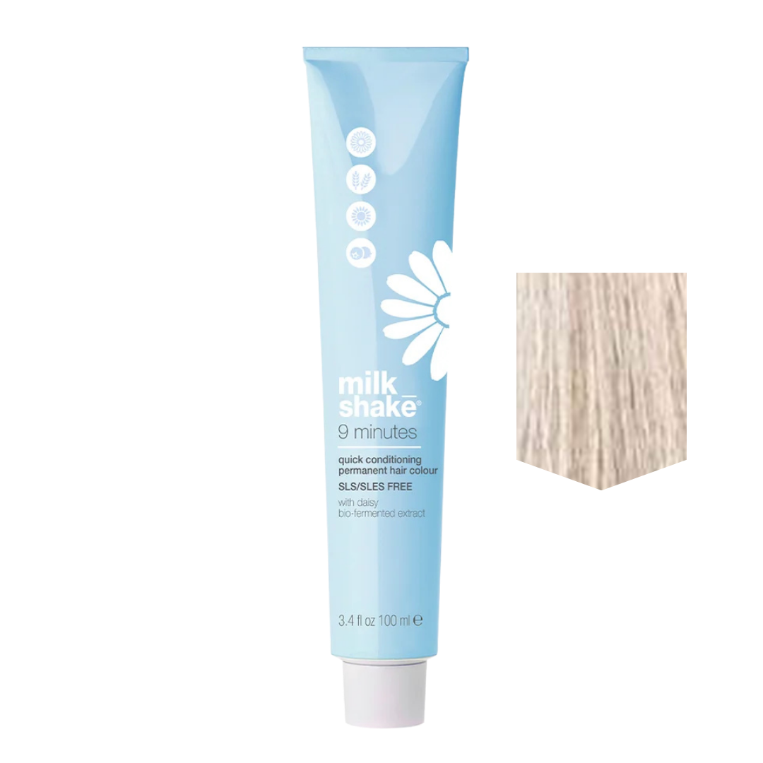 MILKSHAKE | 9 Minutes Color Permanent cream coloring - 10A Ultra Light Ash Platinum Blonde