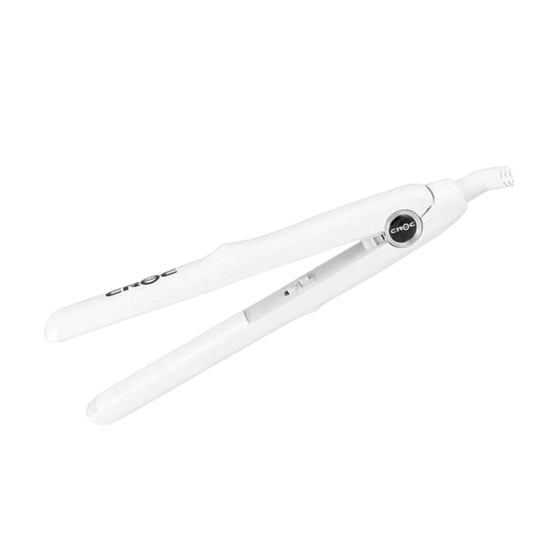 Baby Croc | White mini flat iron