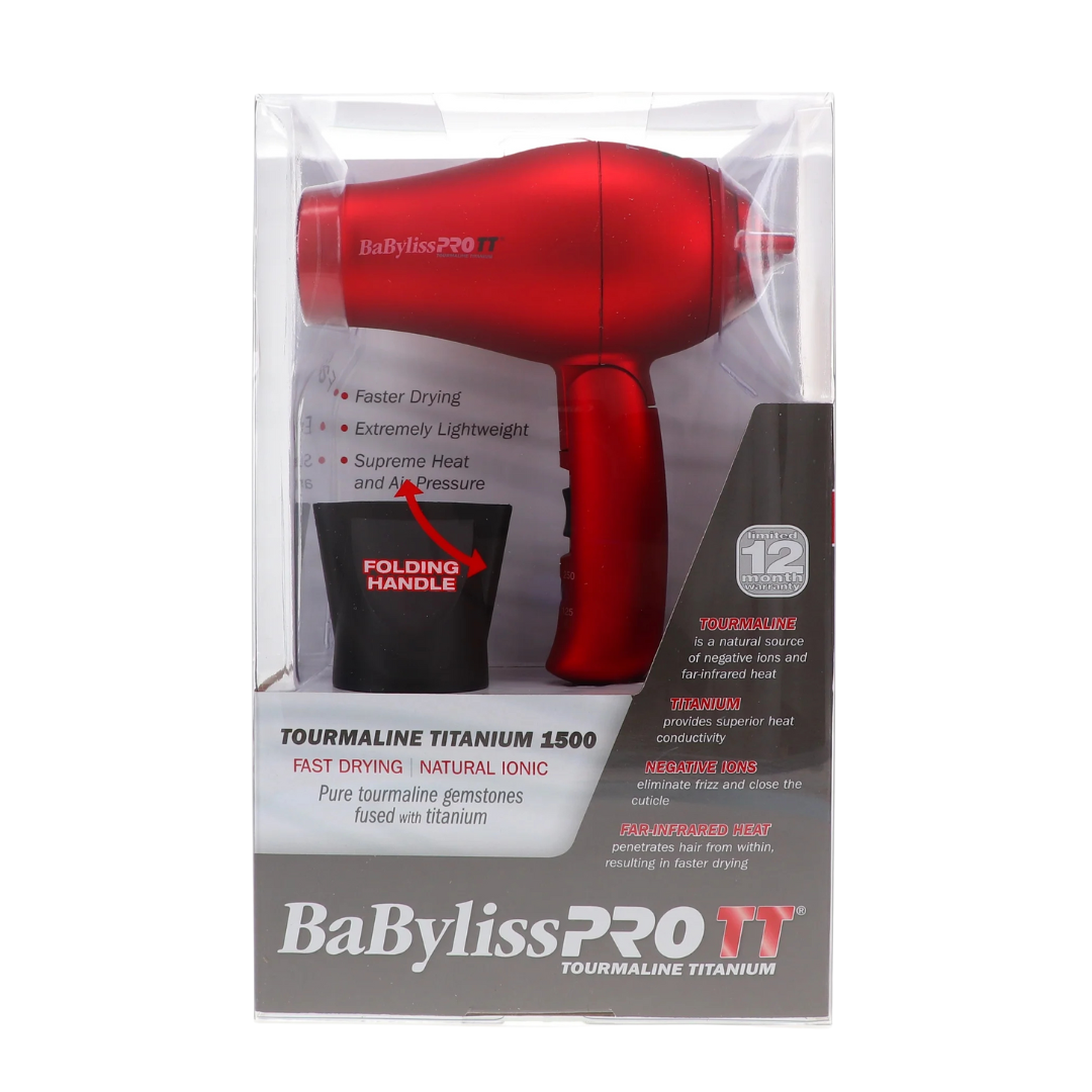 Babyliss Pro | TT Toumaline Titanium travel dryer model # BABTT053T