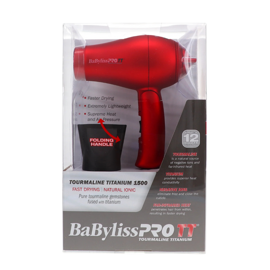Babyliss Pro | TT Toumaline Titanium travel dryer model # BABTT053T